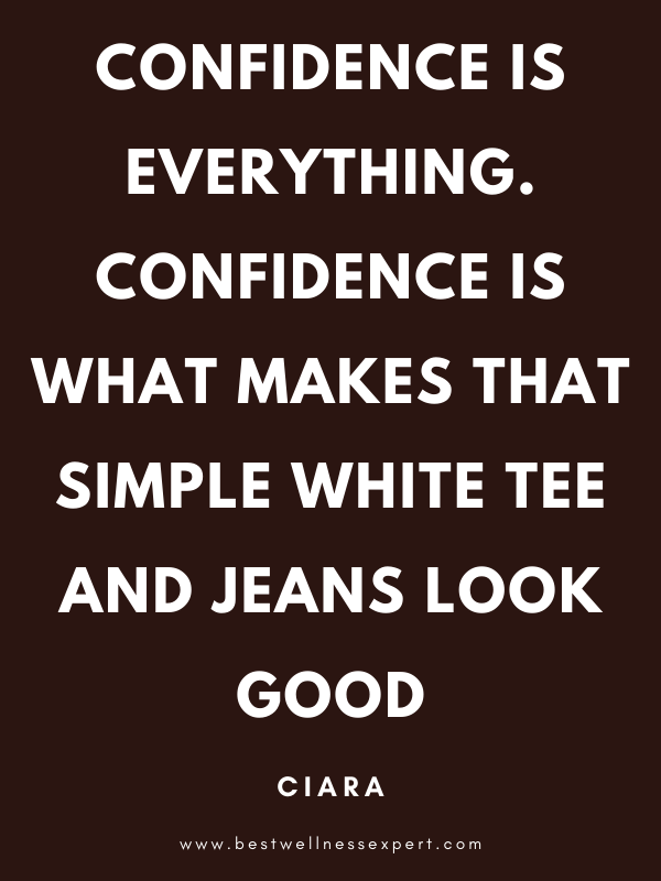 Confidence is everything. Confidence is what makes that simple white tee and jeans look good. Confidence is everything. Confidence is what makes that simple white tee and jeans look good.