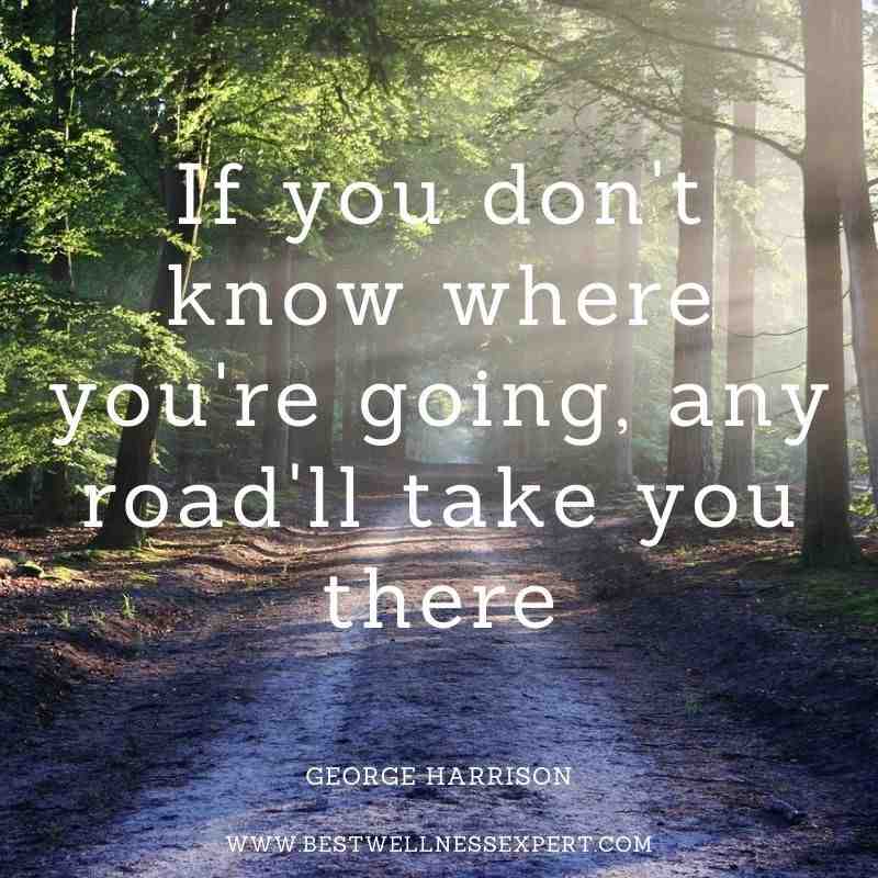 If you don't know where you're going, any road'll take you there