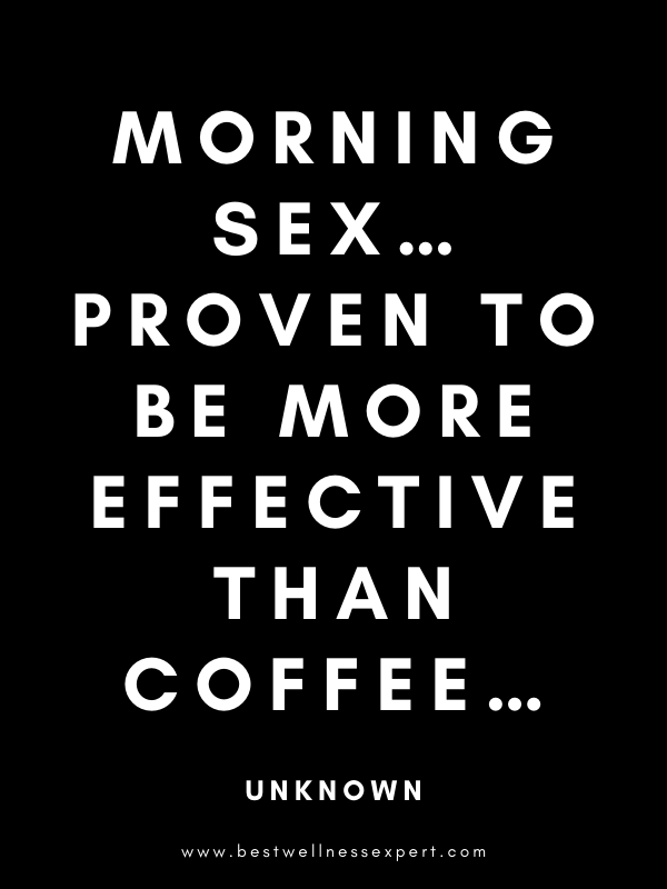 Morning sex… Proven to be more effective than coffee… Morning sex… Proven to be more effective than coffee…