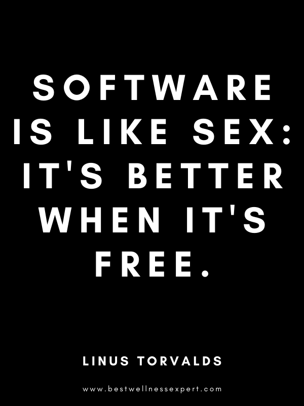 Software is like sex: it's better when it's free. Software is like sex: it's better when it's free.
