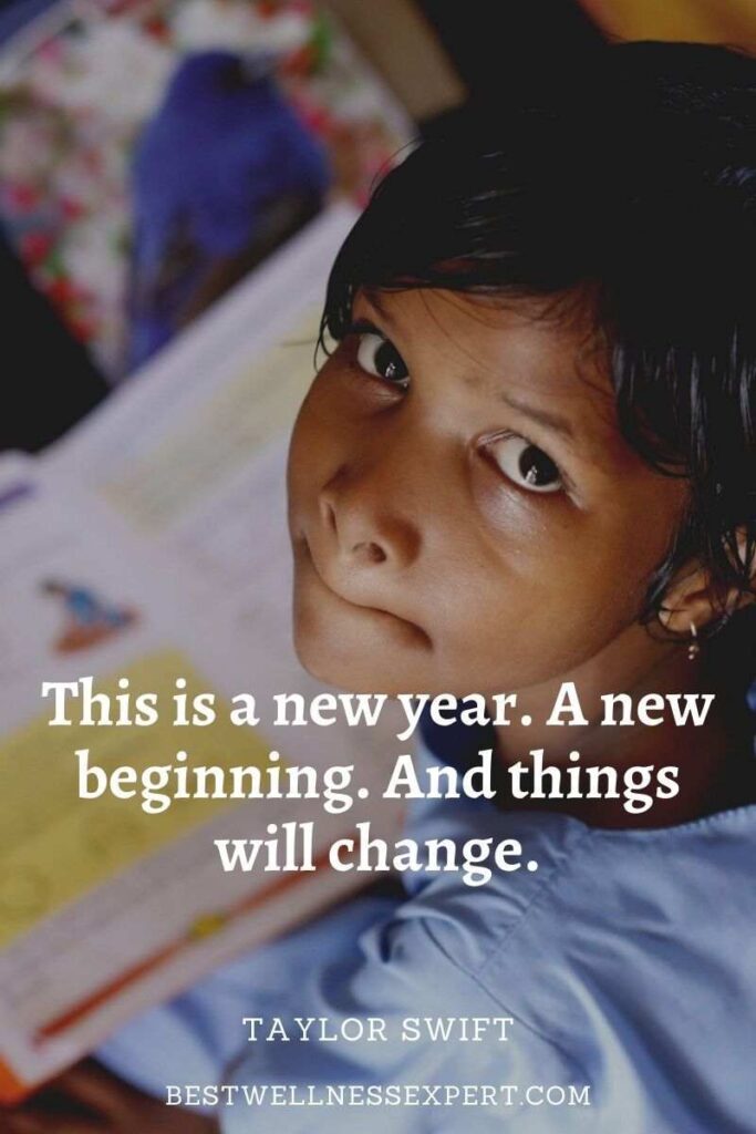 This is a new year. A new beginning. And things will change.