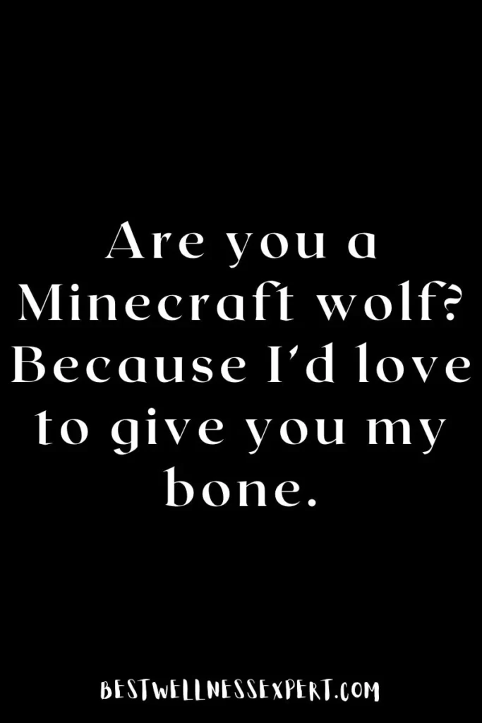 Flirty Dirty Minecraft Pick Up Lines for Her