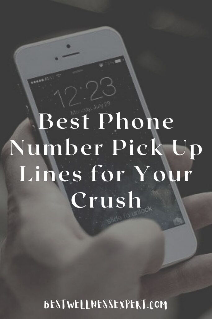 Best Phone Number Pick Up Lines for Your Crush