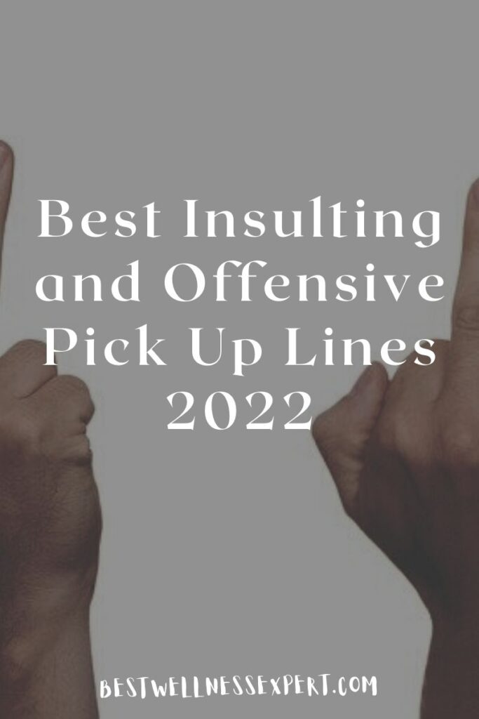 Best Insulting and Offensive Pick Up Lines 2022