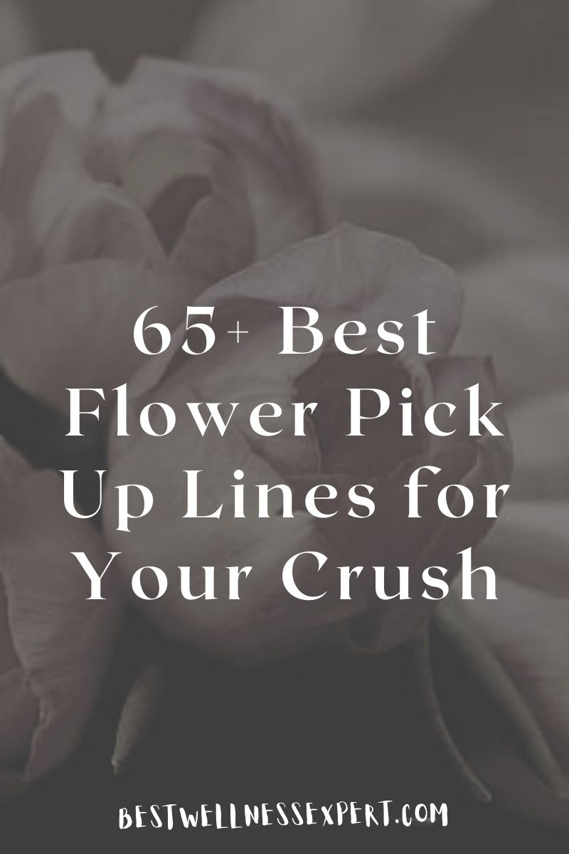 65+ Best Flower Pick Up Lines for Your Crush Best Wellness Expert