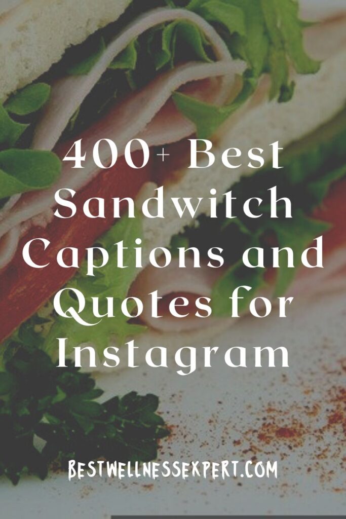 400+ Best Sandwitch Captions and Quotes for Instagram
