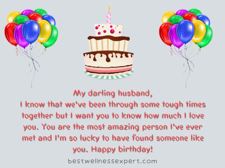 Birthday Wishes for Husband with Images photos