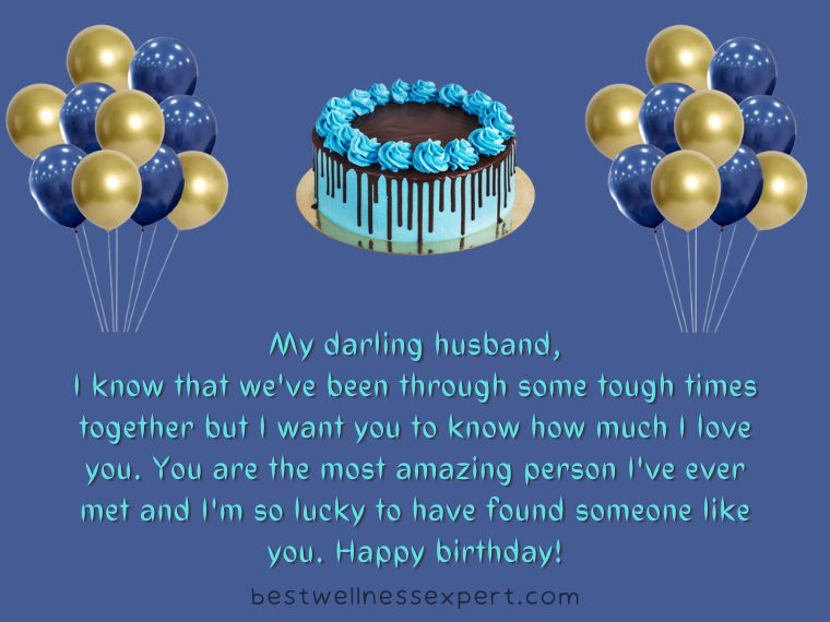 Birthday Wishes for Husband with Images