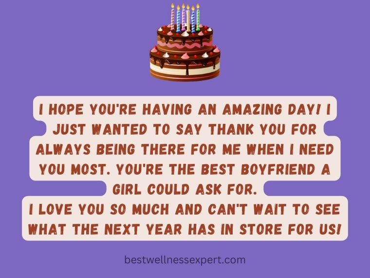 Happy Birthday wishes for boyfriend