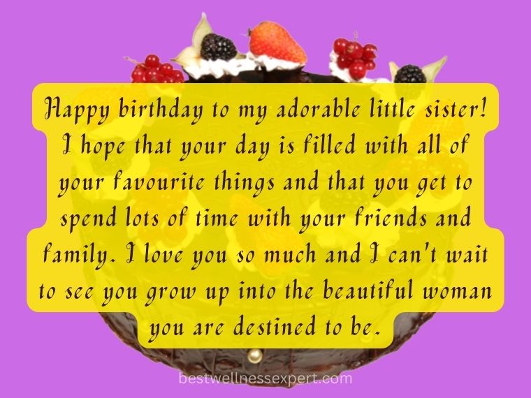 Long Birthday Wishes for a Sister