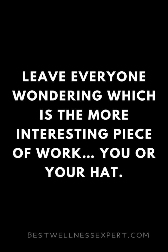 Best Classy Hat Captions For Instagram Pictures